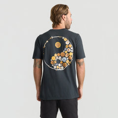 Yin Yang Forage Premium Tee - Washed Black
