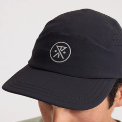 Alta Elite Run Hat Strapback Hat - Black