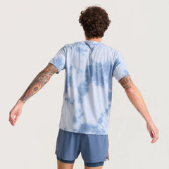 Mathis Active Tie Dye Pocket Short Sleeve Tee - Neptune Tie Dye
