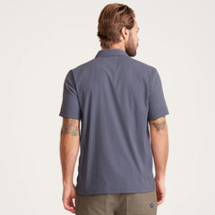 Bless Up Breathable Stretch Polo Shirt - Slate